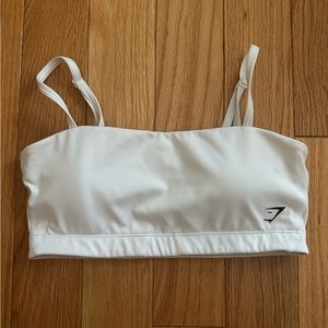 BANDEAU SPORTS BRA - white